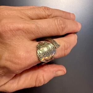 Connecticut Heritage Collectors Vintage Spoon Silver Ring